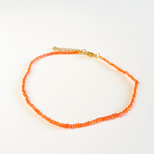 Coral Anklet